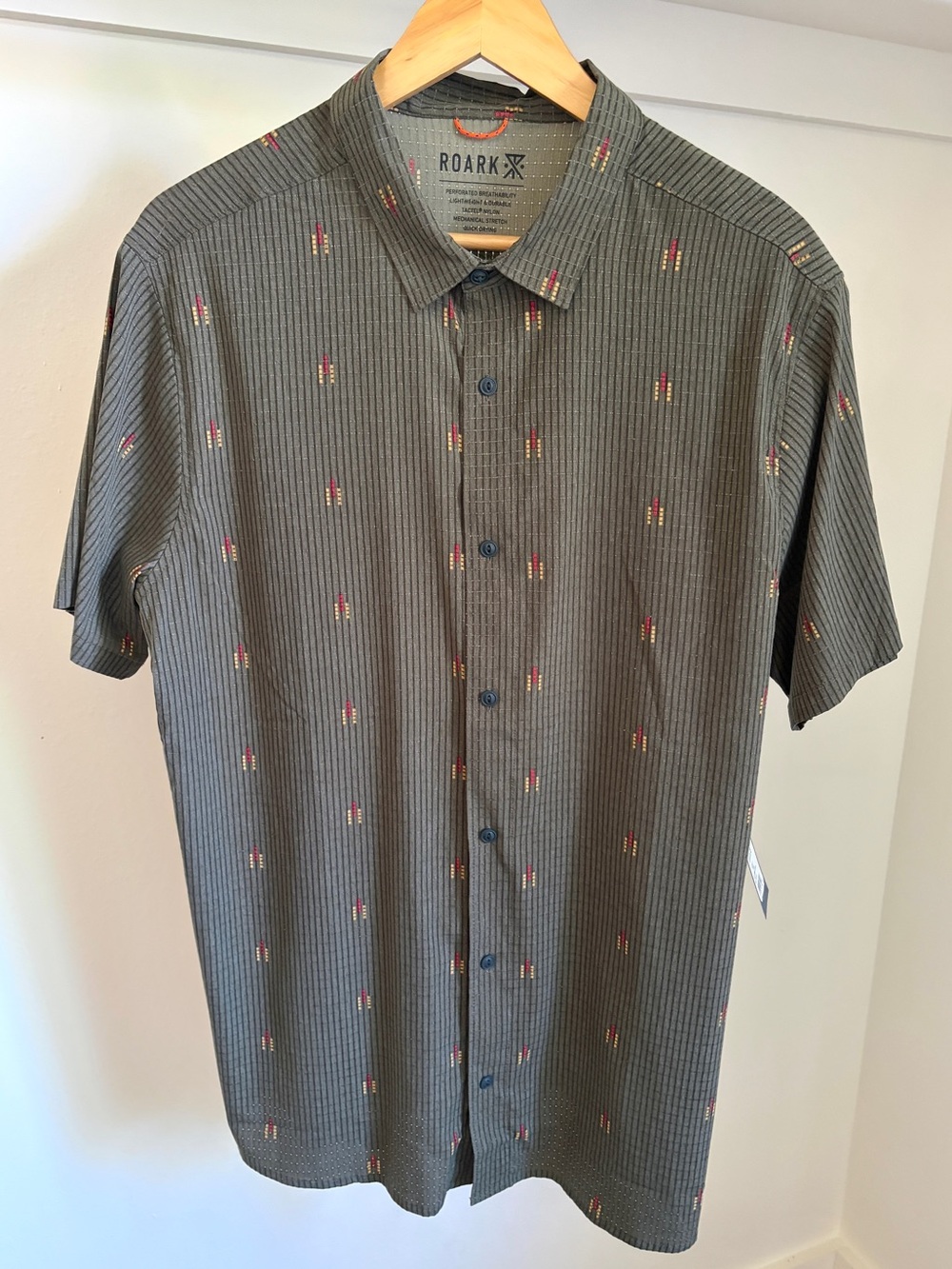 NWT! | Roark | Men's | Bless Up Breathable Stretch Shirt | L